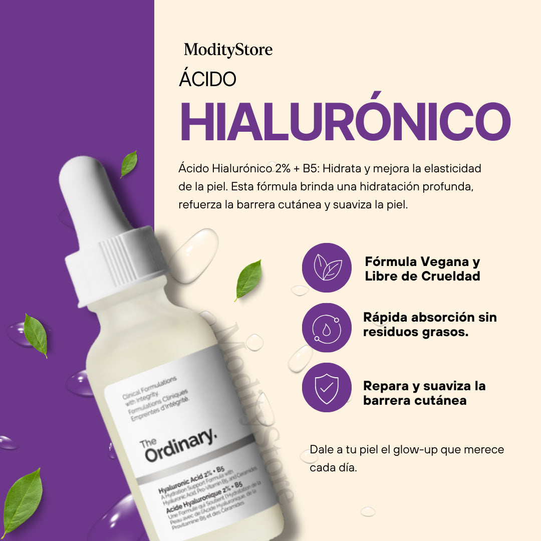 Kit The Ordinary Niacinamida 💧 + Ácido Hialurónico 🌿 + Ácido Salicílico ⚗️ + Regalo 🎁