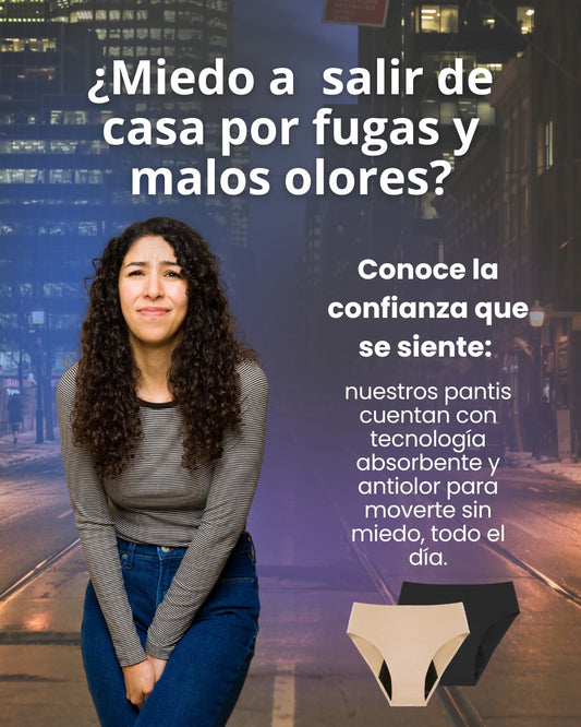 Pack x3 Pantis Absorbentes para Incontinencia