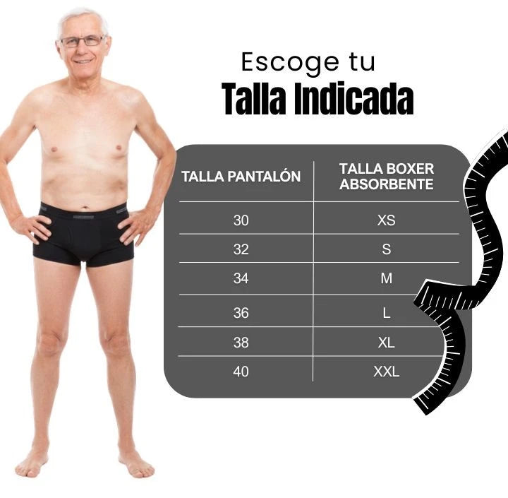 Pack x2 Boxer Absorbentes para Incontinencia