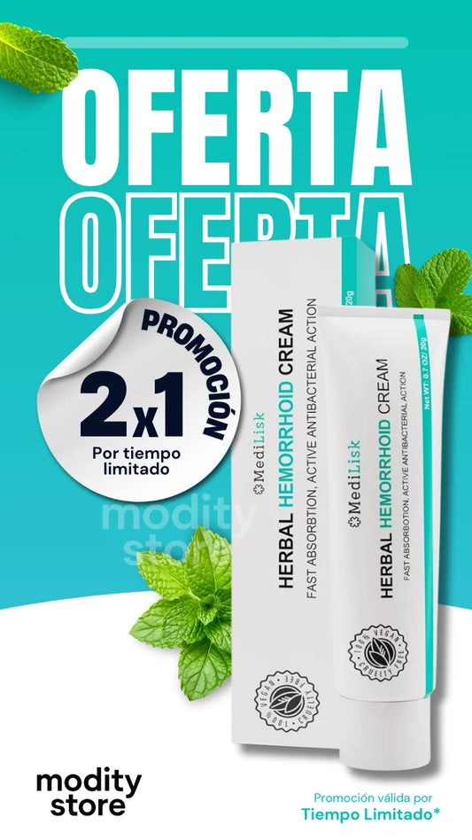 OFERTA 2X 1 Herbal hemorrhoid cream + Envio gratis