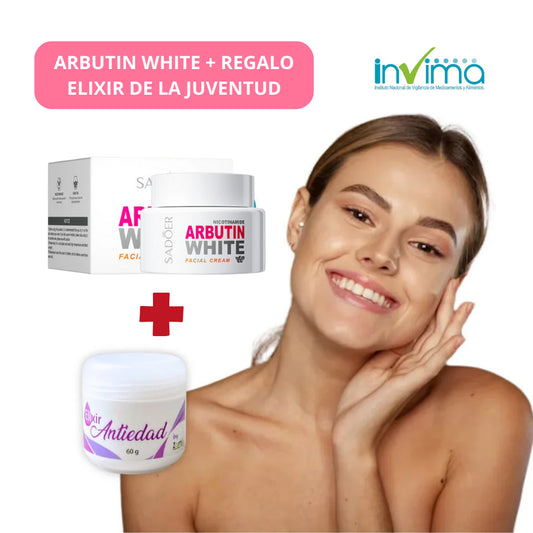 ARBUTIN WHITE + REGALO ELIXIR ANTIEDAD + ENVIO GRATIS