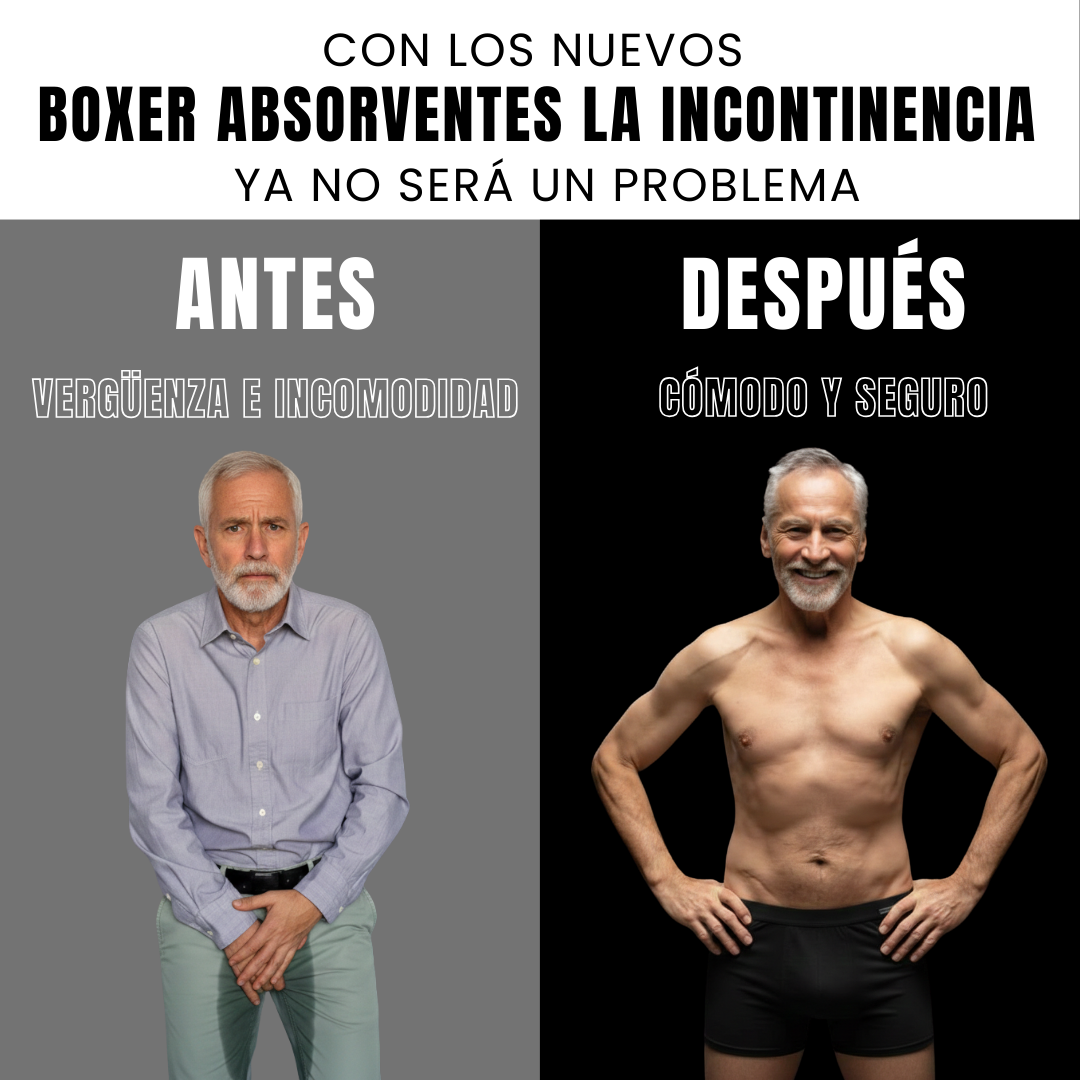 Pack x2 Boxer Absorbentes para Incontinencia